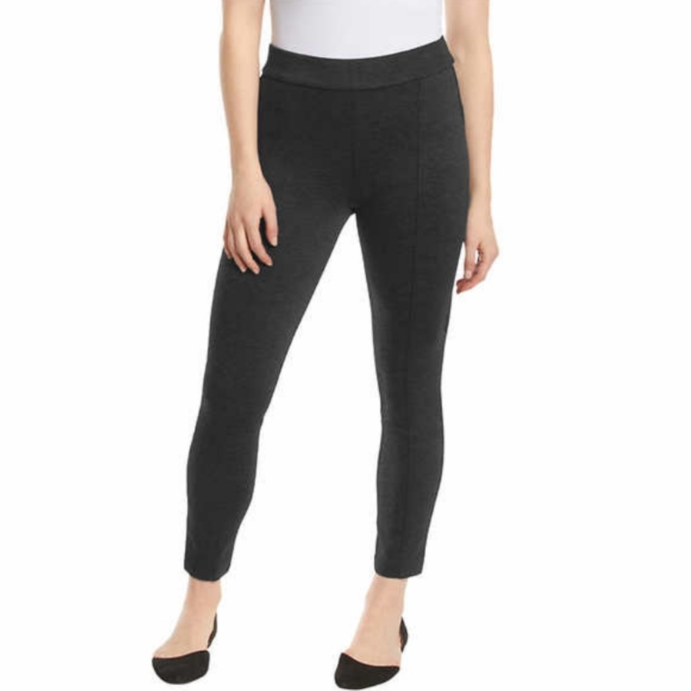 Anne Klein Ladies’ Tummy Control Ponte Pant XL charcoal heather nwt
